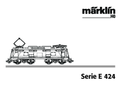 Marklin E 424 series Instruction Manual