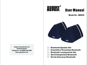 August MS625 User Manual
