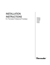 Thermador PC304 Installation Instructions Manual