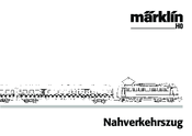 Marklin Nahverkehrszug Instruction Manual