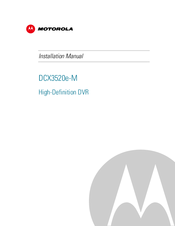 Motorola DCX3520e-M Installation Manual