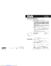 Creda TSF24K Installation Instructions