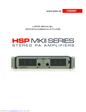 PSSO HSP MK II series User Manual