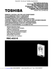 Toshiba RBC-AS21E Owner's Manual