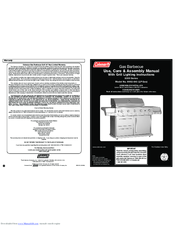 Coleman 8300 Series9992-645 Use, Care & Assembly Manual