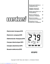 Vetus ECGPS Operation Manual And Installation Instructions