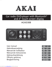 Akai ACAD30B User Manual