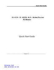 Solwise 3G-431R Quick Start Manual