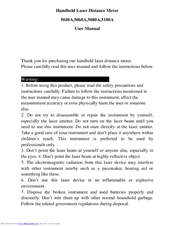 HoldPeak 5080A User Manual