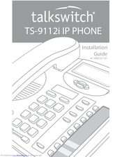 Talkswitch TS-9112i Installation Manual