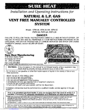 Sure Heat FVFY-24 Installation And Operating Instructions Manual