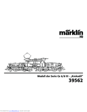 Marklin 39562 Instruction Manual