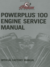 Indian Motorcycle F500K Service Manual