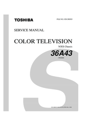 Toshiba 36A43 Service Manual