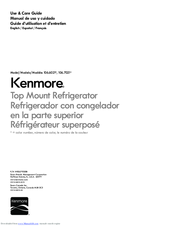 Kenmore 106.6021 series Use & Care Manual