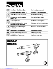 Makita BCG180 Instruction Manual