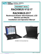 NTI RACKMUX-V17 Installation And Operation Manual