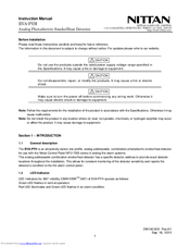 Nittan EVA-PYH Instruction Manual