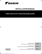 Daikin EKHBX030BA Installation Manual
