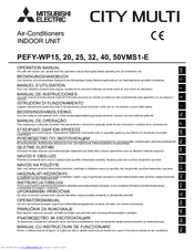 Mitsubishi Electric WP25VMS1-E Operation Manual