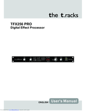 The t.racks TFX256 PRO User Manual