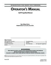 Remington D6 Series Operator's Manual