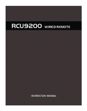 GME RCU9200 series Instruction Manual