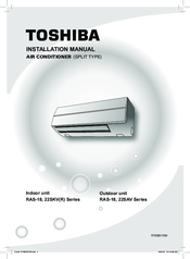 Toshiba 22SAV Installation Manual