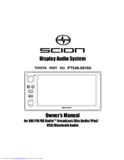 Scion PT546-00160 Owner's Manual
