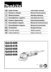 Makita GA5041R Instruction Manual