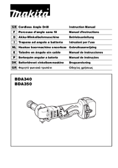 Makita BDA351 Instruction Manual