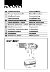 Makita BDF430F Instruction Manual