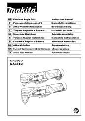 Makita DA331D Instruction Manual