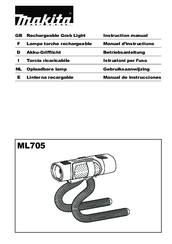 Makita ML705 Instruction Manual