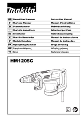 Makita HM1205C Instruction Manual