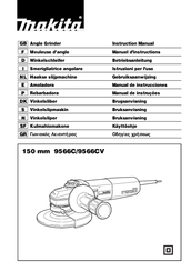 Makita 9566CV Instruction Manual