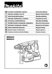 Makita DHR242 Instruction Manual