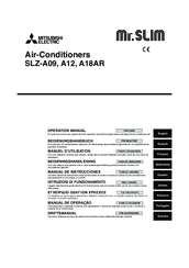 Mitsubishi Electric SLZ-A18AR Operation Manual