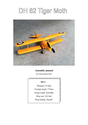 HobbyKing DH 82 Tiger Moth Assembly Manual