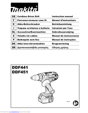 Makita BDF451 Instruction Manual