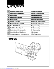 Makita 1050D Instruction Manual