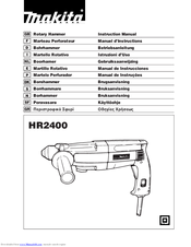 Makita HR2400 Instruction Manual