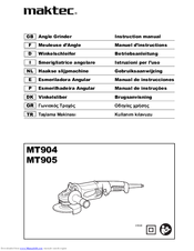 Makita Maktec MT904 Instruction Manual