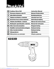 Makita 6223D Instruction Manual