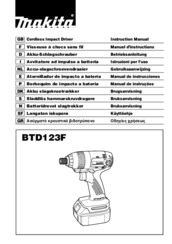 Makita BTD123F Instruction Manual