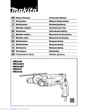 Makita HR2440X Instruction Manual