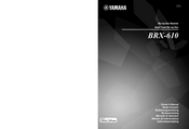 Yamaha BRX-610 Owner's Manual