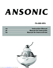 Ansonic FA-690-NFA Instruction Manual