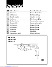 Makita HR2410X Instruction Manual