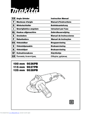 Makita 9528PB Instruction Manual